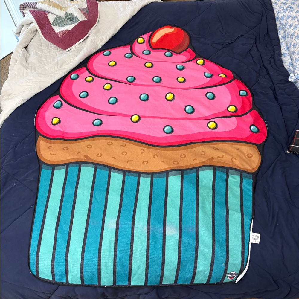 Cupcake Beach Towel